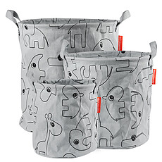 Achat Rangement jouet Pack de 3 Paniers de Rangement - Gris