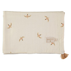 Achat Linge de lit Couverture d'Eté Treasure - Nude Haiku Birds & Natural