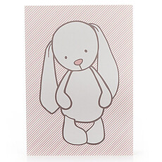 Achat Livre & Carte Note Book - Bunny Pink Stripes