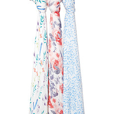 Achat Lange Coffret de 3 Maxi-Langes Silky Soft - Watercolour Garden