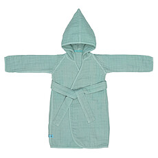 Achat Linge & Sortie de bain Peignoir en Mousseline Menthe - 12/18 Mois
