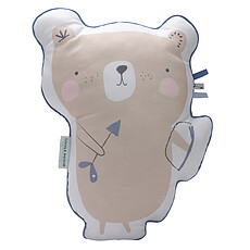 Achat Coussin Coussin Aventure Ours - Bleu