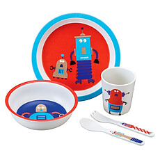 Achat Coffret repas Coffret Cadeau 5 Pièces Scintillant - Les Robots