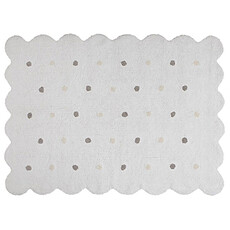 Achat Tapis Tapis Lavable Biscuit Blanc - 120 x 160 cm