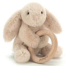 Achat Hochet Hochet Shooshu Bunny avec Anneau en Bois