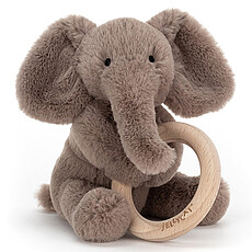 Achat Hochet Hochet Shooshu Elephant avec Anneau en Bois