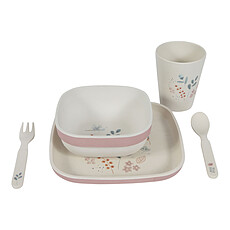 Achat Coffret repas Coffret 5 Pièces en Bambou - Spring Flowers