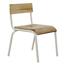 Achat Table & Chaise Chaise d'Écolier - Blanc