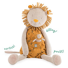 Achat Peluche Paprika le Lion Géant - Sous mon Baobab