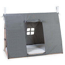 Achat Lit bébé Toile pour Lit Bébé Tipi Gris - 70 x 140 cm