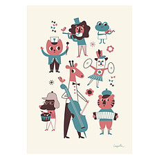 Achat Affiche & poster Affiche L'Orchestre par Ingela P. Arrhenius