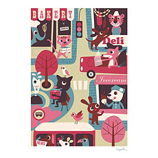 Achat Affiche & poster Affiche La Ville par Ingela P. Arrhenius