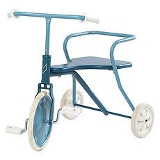 Achat Trotteur & Porteur Tricycle en Métal - Bleu Vintage