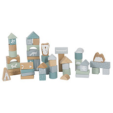 Achat Mes premiers jouets Blocs de Construction en Bois - Bleu