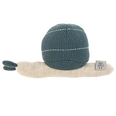 Achat Hochet Garden Explorer - Hochet Tricoté Escargot - Bleu