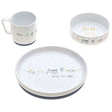 Achat Coffret repas Coffret Repas en Porcelaine Garden Explorer - Vert