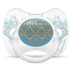 Achat Sucette Sucette Ethnic Turquoise - 18 Mois