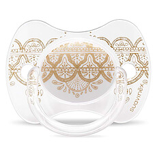 Achat Sucette Sucette Ethnic Blanc - 4/18 Mois