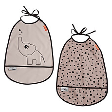 Achat Bavoir Lot de 2 Bavoirs Imperméables Elphee - Rose