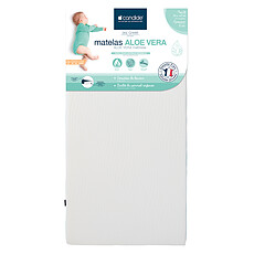 Achat Matelas bébé Matelas Aloé Vera Déhoussable - 70 x 140 cm