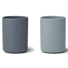 Achat Tasse & Verre Lot de 2 Verres Ethan Blue Mix - 220 ml