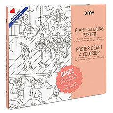 Achat Livre & Carte Poster à Colorier - Dance