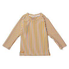 Achat Accessoires bébé Tee-Shirt Noah Rayé Moutarde et Blanc - 3/9 Mois