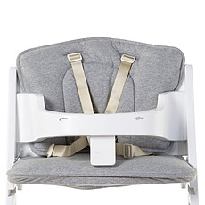 Achat Chaise haute Coussin de Chaise Haute Evolutive Jersey - Gris Chiné