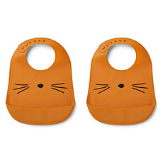 Achat Bavoir Lot de 2 Bavoirs Tilda - Cat Mustard