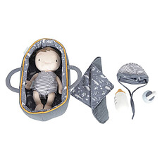 Achat Mes premiers jouets Set Couffin et Poupon Bébé Jim