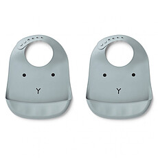 Achat Bavoir Lot de 2 Bavoirs Tilda - Rabbit Sea Blue