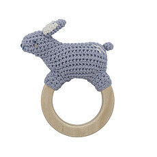 Achat Hochet Hochet Lapin avec Anneau en Bois