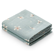 Achat Lange Lot de 2 Langes - Windflower Blue