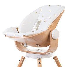 Achat Chaise haute Coussin Evolu Newborn Jersey - Gold Dots