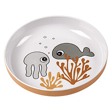 Achat Vaisselle & Couvert Mini Assiette Sea Friends - Moutarde et Gris