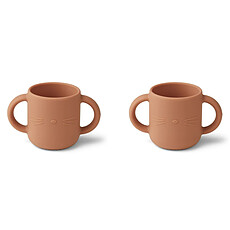 Achat Tasse & Verre Lot de 2 Tasses Gene Cat Tuscany Rose - 160 ml