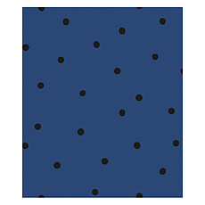 Achat Papier peint Papier Peint Minima - Bleu Marine et Pois Noirs