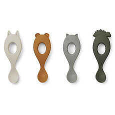 Achat Vaisselle & Couvert Lot de 4 Cuillères Liva - Hunter Green Mix