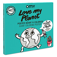 Achat Livre & Carte Poster à Colorier - Love My Planet