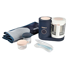 Achat Cuiseur & Mixeur Babycook Neo Night Blue + 2 Portions Verre + 2 Cuillères 1er Age + Tote Bag