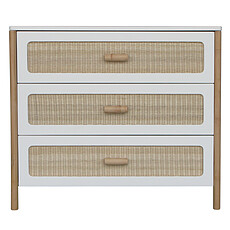 Achat Commode Commode en Rotin Océania - Neige