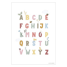 Achat Affiche & poster Poster Réversible Alphabet et Chiffres Little Goose - Pink
