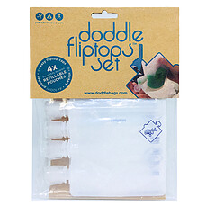 Achat Tasse & Verre Lot de 4 Gourdes Réutilisables avec Bouchons Flip Tops - 100 ml