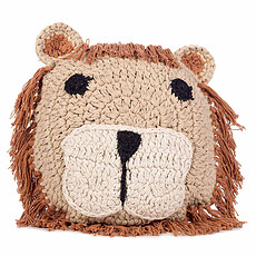 Achat Coussin Coussin en Crochet Lion