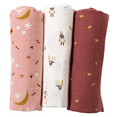 Achat Lange Lot de 3 Langes - Après la Pluie