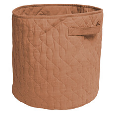 Achat Rangement jouet Panier Matelassé - Thé Brun