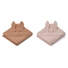 Achat Linge & Sortie de bain Lot de 2 Capes de Bain Albert - Rabbit Tuscany Rose Mix