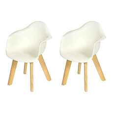 Achat Table & Chaise Lot de 2 Kids Chair - White
