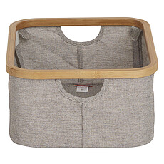 Achat Panier & corbeille Panier en Coton et Bambou Berceau - Gris