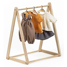 Achat Mes premiers jouets Porte-vêtements pour Poupée en Bois - Naturel